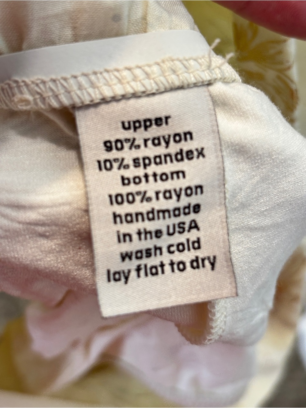Novella Royale Jones Bodysuit in Gold Lily Size S - Picture 11 of 11